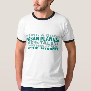 T-shirts Talento urbano do planejador 3%