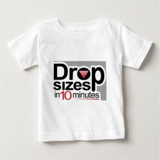 T-shirts Tamanhos da gota em 10 minutos