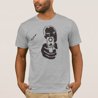 T-shirts Tambor de arma, carvão vegetal