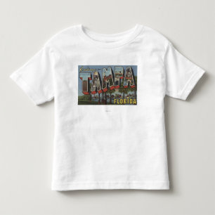T-shirts Tampa, letra ScenesTampa de FloridaLarge, FL