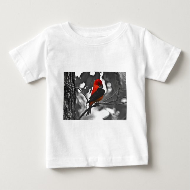 T-shirts Tanager Escarlate Macho (Frente)