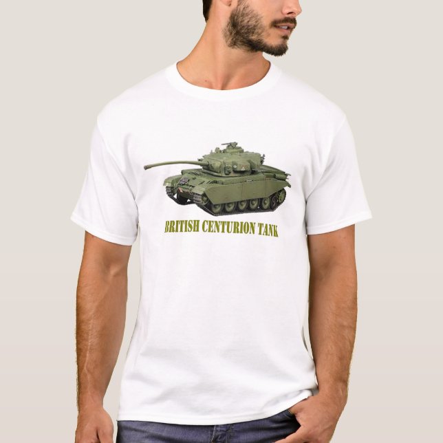 T-SHIRTS TANQUE BRITÂNICO DO CENTURION (Frente)