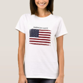 T-shirts Tanque de Maternidade 'Feito Americano'