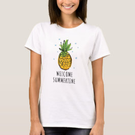 T-shirts Tanque de verão de abacaxi