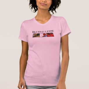 T-shirts Tanque do slogan das senhoras Blues411