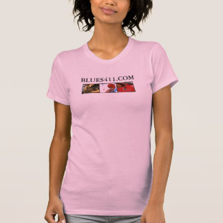 T-shirts Tanque do slogan das senhoras Blues411