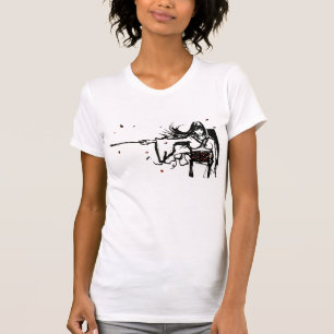 T-shirts Tanque fêmea do samurai