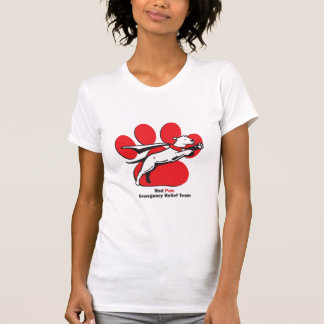 T-shirts Tanque vermelho da pata