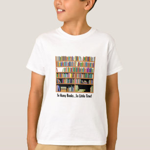 T-shirts Tão muitos livros (customizáveis)