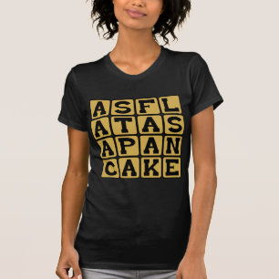 T-shirts Tão Plano Como Um Pancake, O Café Da Manhã Simp