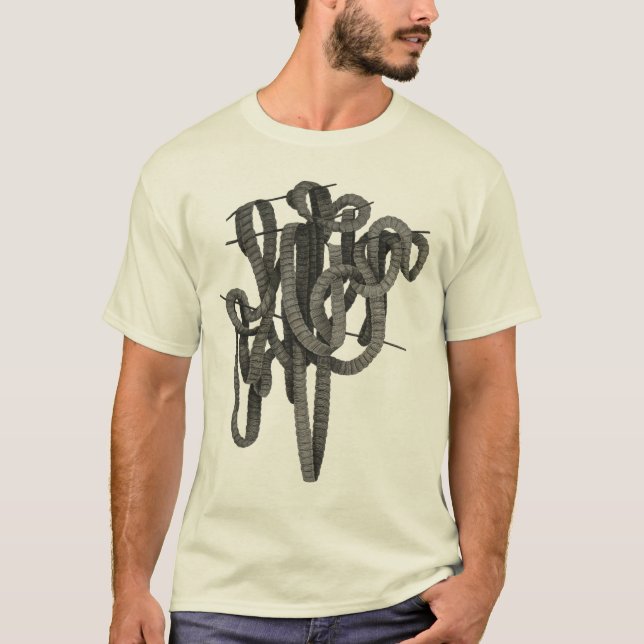 T-shirts Tapeworm (Frente)