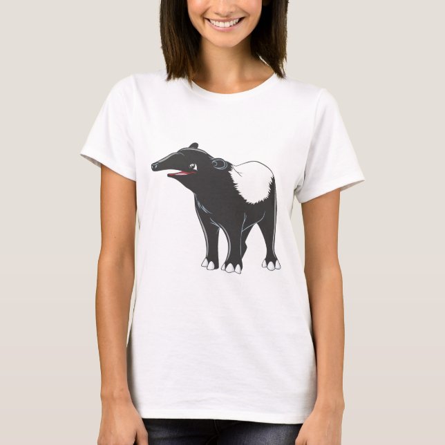 T-shirts Tapir feliz (Frente)