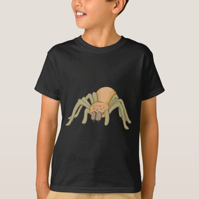 T-shirts Tarantula de sorriso (Frente)