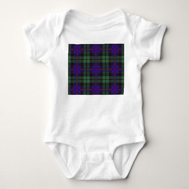 T-shirts Tartan do Scottish da xadrez do clã de Morrison (Frente)