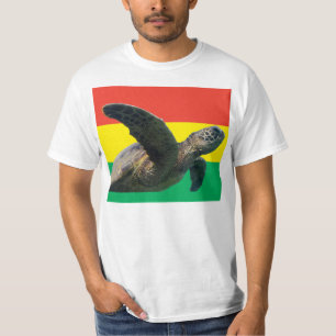 T-shirts Tartaruga de Havaí da reggae de Oahu da baía de