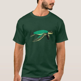 T-shirts Tartaruga de mar verde