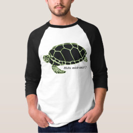 T-shirts Tartaruga preto verde