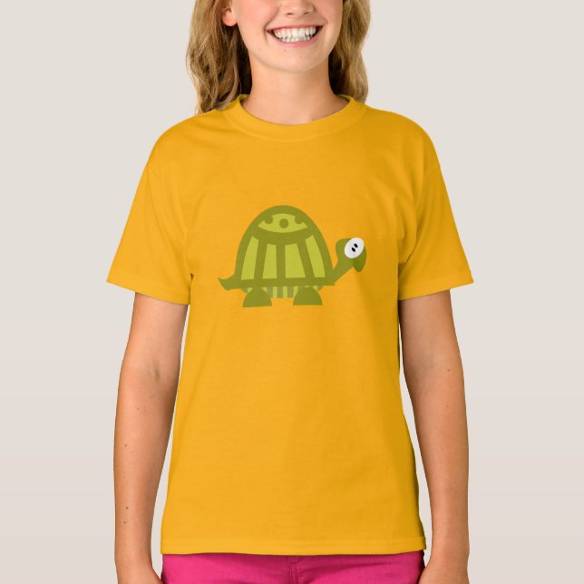 T-shirts Tartaruga verde (Frente)