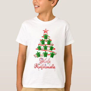T-shirts Tartarugas marinhas Mele Kalikimaka
