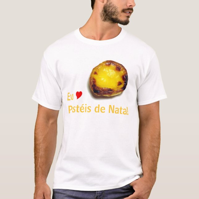 T-shirts Tarte de custa portuguesa (Frente)
