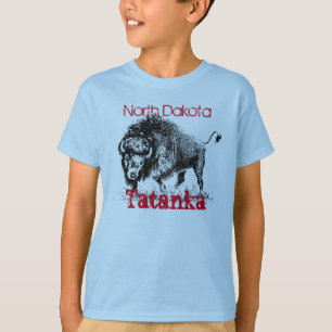 T-shirts "Tatanka" com bisonte americano