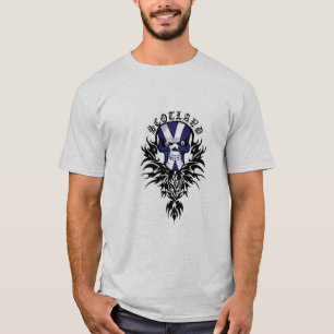 T-shirts Tatuagem do crânio de Scotland