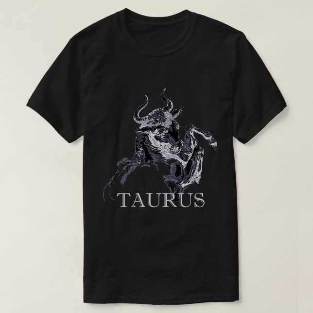 T-shirts Taurus Zodiac Bull Mens Basic (Frente do Design)