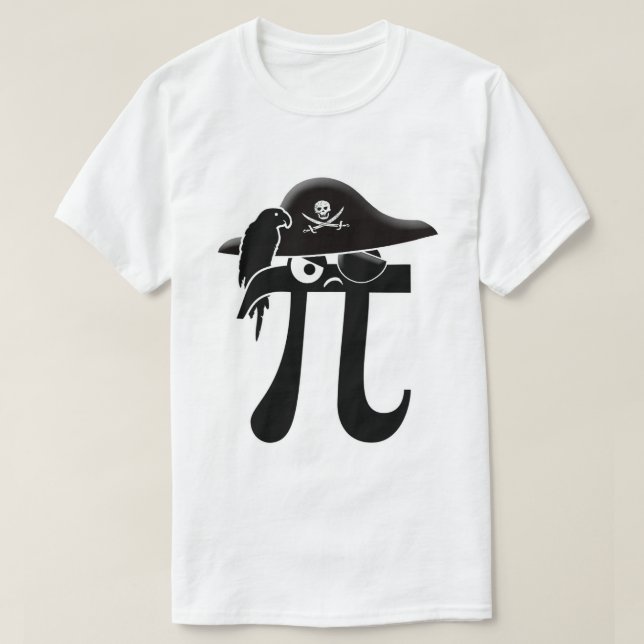 T-shirts Taxa de pi (Frente do Design)