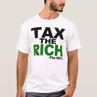 T-shirts TAXE os RICOS     - o 99%