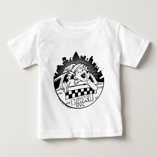 T-shirts Taxi Girl (Frente)
