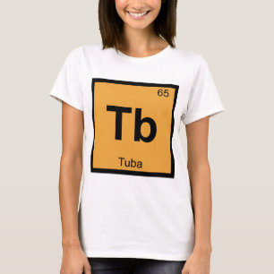T-shirts Tb - Símbolo De Mesa Periódica De Química De M