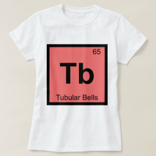 T-shirts Tb - Sinos Tubulares Tabela Periódica da Música Qu