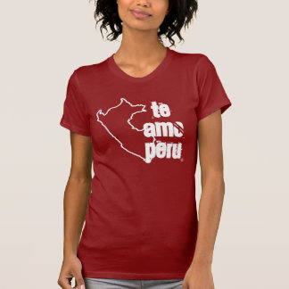 T-shirts Te Amo Peru
