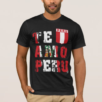 T-shirts Te Amo Peru - etiqueta InKa1821
