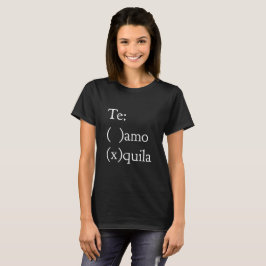 T-shirts Te amo - Tequila