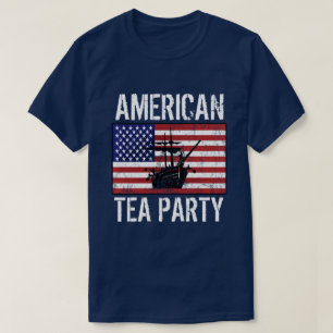 T-shirts Tea party americano