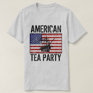 T-shirts Tea party americano