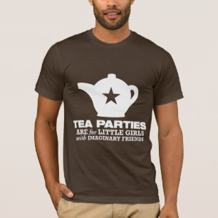 T-shirts tea party - os tea party são para as meninas