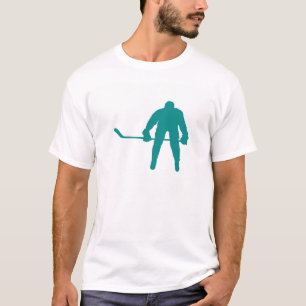 T-shirts Teal Green Hockey