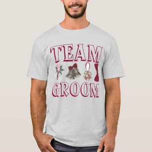 T-shirts TEAM GROOM Padrinhos de casamento de Casamento Fes