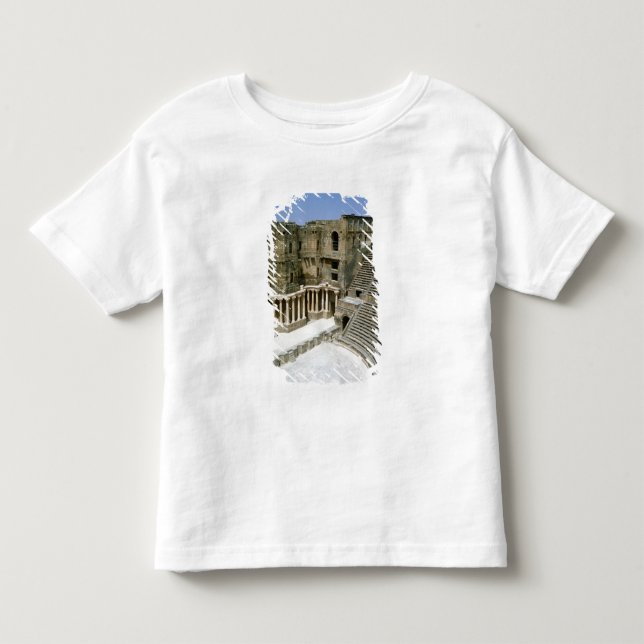 T-shirts Teatro romano em Bosra, Syria (Frente)
