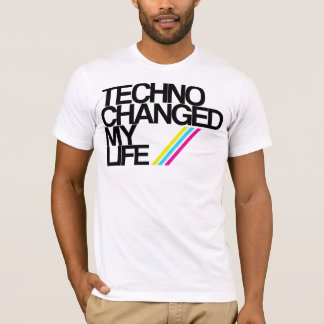 T-SHIRTS TECHNO CHAGED MINHA VIDA!!!