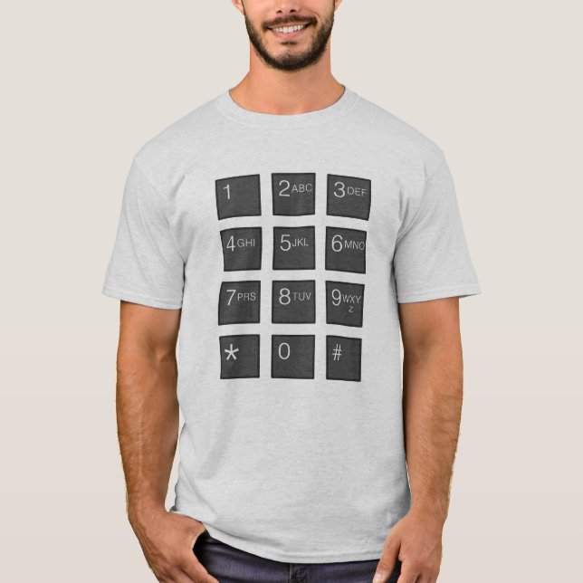 T-shirts teclado - personalizado (Frente)