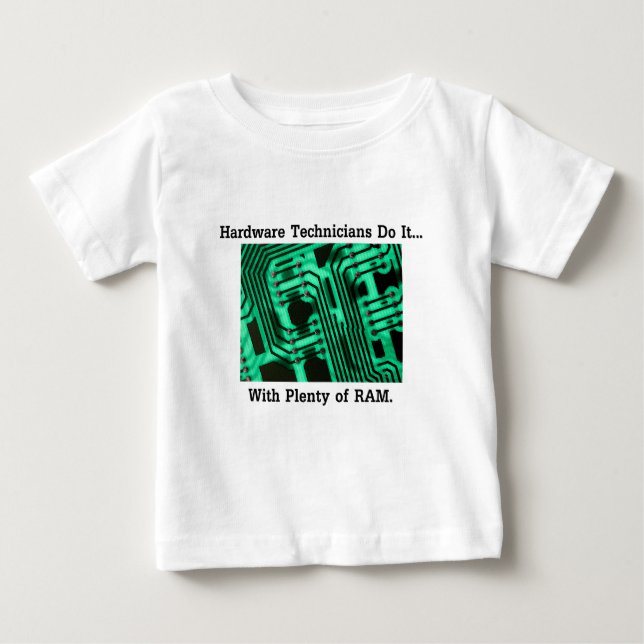 T-shirts Técnicos de Hardware Fazem... Com Muito RAM (Frente)