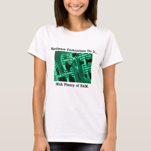 T-shirts Técnicos de Hardware Fazem... Com Muito RAM
