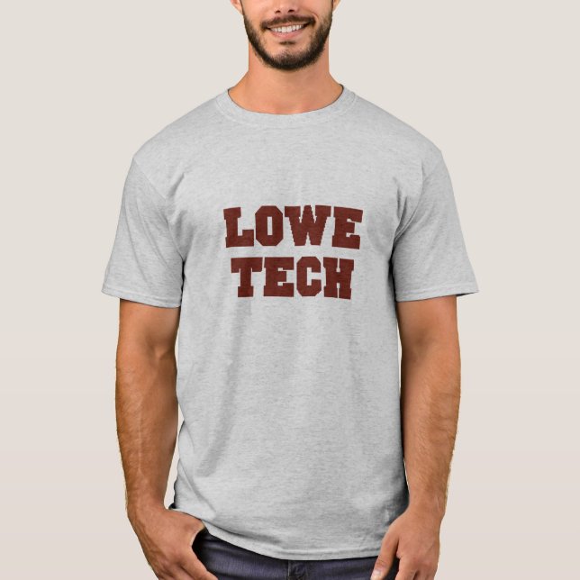 T-shirts Tecnologia de Lowe (Frente)