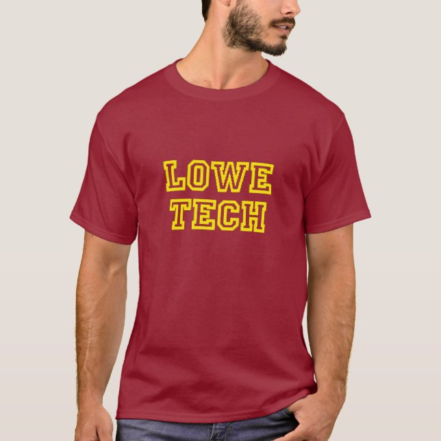 T-shirts Tecnologia de Lowe (Frente)