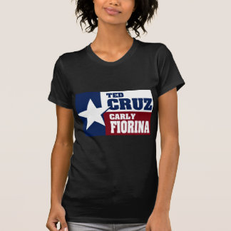 T-shirts Ted Cruz e Carly Fiorina 2016