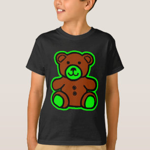 T-shirts Teddy Bear Green Brown O MUSEU Zazzle Dons