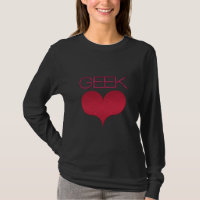 Tee Escuro do Amor ao geek (Coração), Rosa Escuro,